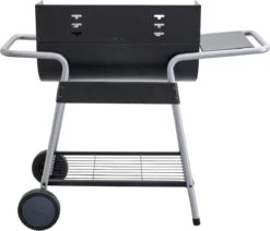NATERIAL - Barbecue à Charbon ICARUS ALPHA II - 10 Personnes - H.93,5 X L.110 X P.59 Cm - Acier Peint - Zwart - BBQ Angulaire Sans Couvercle -Magasin D'Accessoires Pour Barbecue 1200x1029