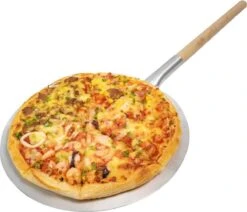 Pelle à Pizza Decopatent® - Pelle à Pizza Ronde Avec Manche Long En Bois (80cm) - Spatule à Pizza Bois / Acier Inoxydable Métal - ROND 21 Pelle à Pizza Decopatent® - Pelle à Pizza Ronde Avec Manche Long En Bois (80cm) - Spatule à Pizza Bois / Acier Inoxydable Métal - ROND -Magasin D'Accessoires Pour Barbecue 1200x1030 9