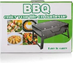 Portable Decopatent BBQ Au Charbon De Bois - Barbecue - Pliable - Barbecue Charbon De Bois - Table Grill - Camping - Plage - Festival - Parc -Magasin D'Accessoires Pour Barbecue 1200x1037