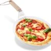 Pelle à Pizza Ronde En Acier Inoxydable Pour BBQ Et Four - Manche En Bois - Spatule à Pizza - Pelle à Pizza - Pelle à Gâteau - Spatule -Magasin D'Accessoires Pour Barbecue 1200x1041 2