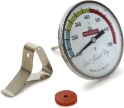 Thermomètre Smokeware - Blanc - Multicolore - Jauge De Température - Étanche - Thermomètre Pour Barbecue - Jauge De Température Pour Barbecue - Convient Pour Big Green Egg