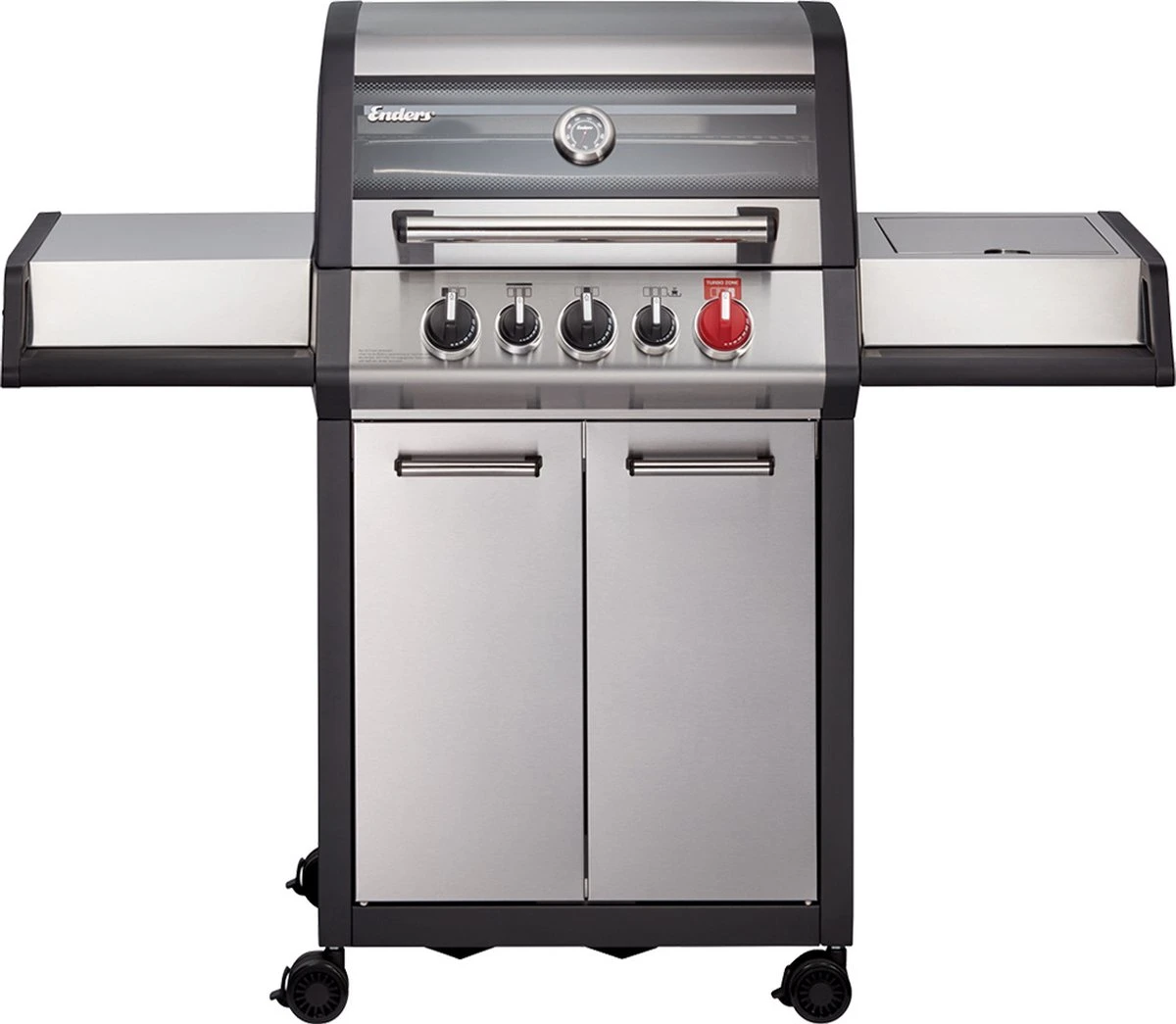 Barbecue à Gaz Enders Monroe Pro 3 SIK Turbo - 56 KG - Inox - Surface De Cuisson 62 × 43 Cm - Matière Grille De Cuisson Fonte émaillée 3 Barbecue à Gaz Enders Monroe Pro 3 SIK Turbo - 56 KG - Inox - Surface De Cuisson 62 × 43 Cm - Matière Grille De Cuisson Fonte émaillée