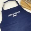 Tablier De Cuisine Bleu - Cadeau Fête Des Pères - Cadeau Papa - Legendaddy