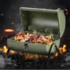 Barbecue à Charbon De Bois - Forme Cylindrique - BBQ D'été - BBQ De Jardin Extérieur Portable Pour 2 à 4 Personnes Camping Pique-nique Viande Savoureuse -Magasin D'Accessoires Pour Barbecue 1200x1060