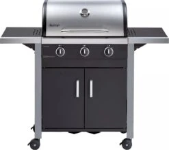 Barbecue à Gaz Enders Chicago 3 - Zwart - Surface De Cuisson 60x42 Cm - 28 KG - Grille De Cuisson En Acier émaillé - Bbq - -Magasin D'Accessoires Pour Barbecue 1200x1066