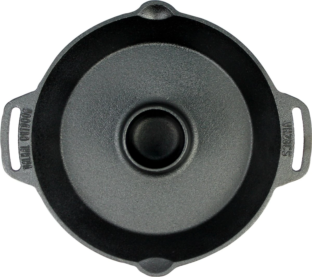 Valhal Outdoor En Fonte Chicken Sitter, Poêle à Volaille - Fonte - Avec Poignées - VH28CS 4 Valhal Outdoor En Fonte Chicken Sitter, Poêle à Volaille - Fonte - Avec Poignées - VH28CS – Image 2