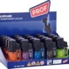 Prof - Briquets - Blauw Single Flame - "Tin Transparent Design " - 20 Pièces - Briquet - Briquet - Blueflame. -Magasin D'Accessoires Pour Barbecue 1200x1070 4