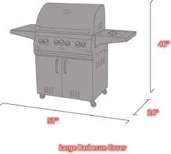 Housse De Barbecue étanche - Housse De Barbecue Universelle - Extra Large - Zwart 13 Housse De Barbecue étanche - Housse De Barbecue Universelle - Extra Large - Zwart -Magasin D'Accessoires Pour Barbecue 1200x1080 3