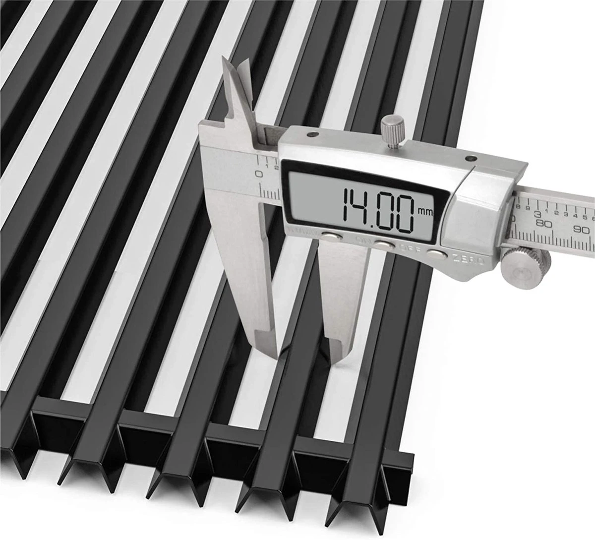 Grille De BBQ Onlyfire, Grille De Rechange, émaillée, Angulaire, Pour Weber 7525, Spirit Genesis, 44 X 30 Cm, 2 Pièces, Noir 5 Grille De BBQ Onlyfire, Grille De Rechange, émaillée, Angulaire, Pour Weber 7525, Spirit Genesis, 44 X 30 Cm, 2 Pièces, Noir – Image 3