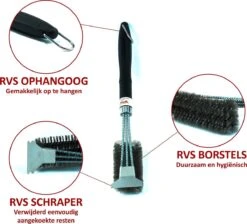 Brosse Pour BBQ YPH® - 2x Brosse Pour Gril Avec Pierre Ponce Gratuite Dans Un Sac De Rangement Pratique - Accessoires De Vêtements Pour Bébé Pour BBQ -Magasin D'Accessoires Pour Barbecue 1200x1090