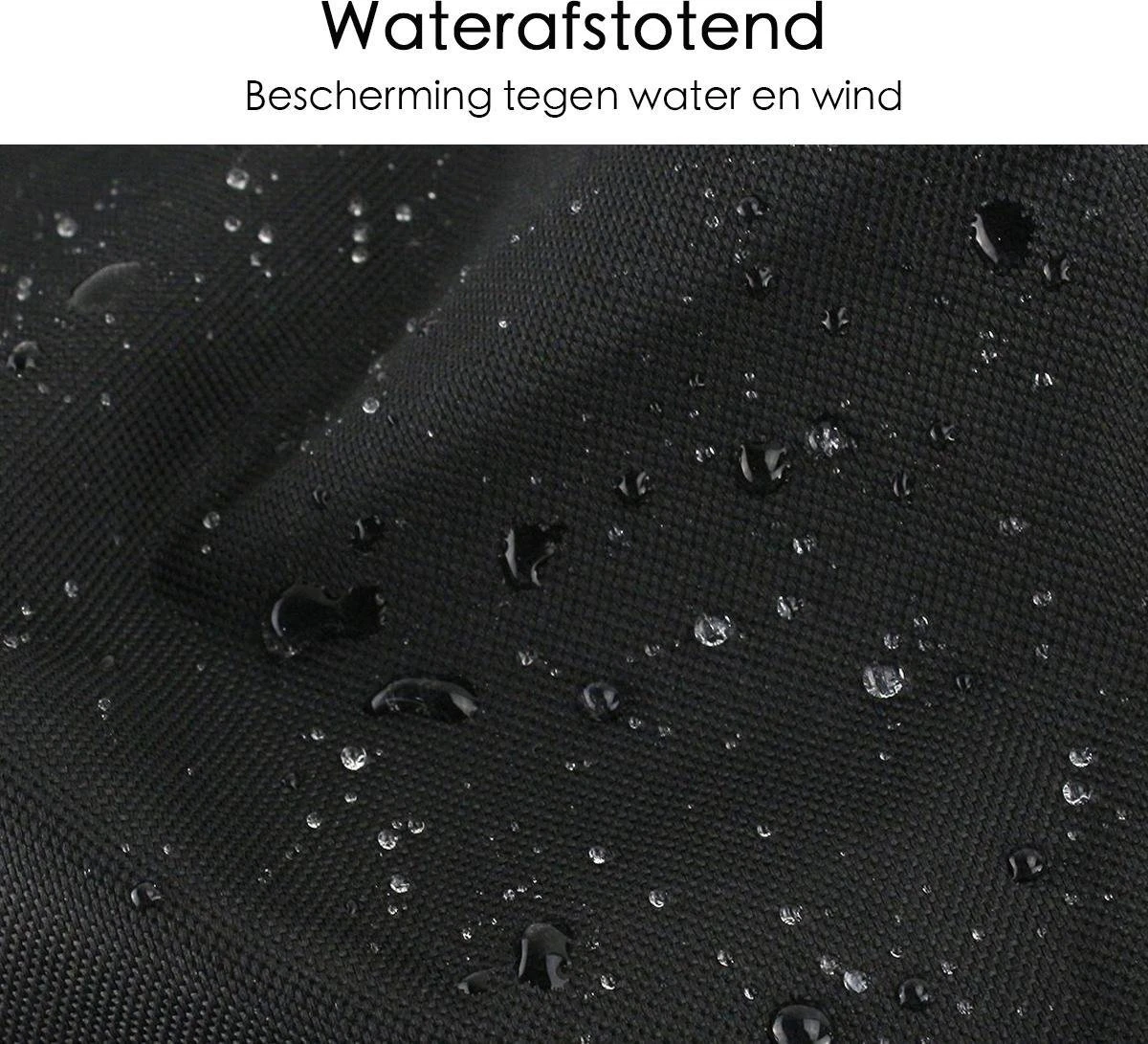 Housse De Barbecue - Imperméable - Réglable - 147x61x122cm - Zwart 5 Housse De Barbecue - Imperméable - Réglable - 147x61x122cm - Zwart – Image 3