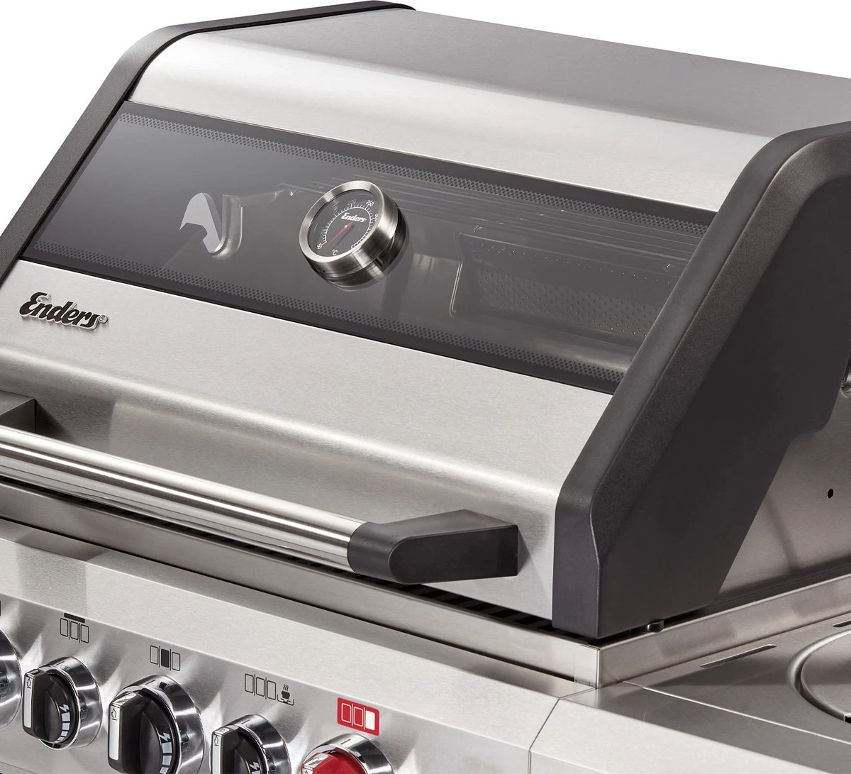 Barbecue à Gaz Enders Kansas II Pro 3 SIK Turbo - Grijs - Surface De Cuisson 60x45 Cm - 3 Brûleurs Principaux + Brûleur Latéral + Brûleur Arrière - Barbecue 6 Barbecue à Gaz Enders Kansas II Pro 3 SIK Turbo - Grijs - Surface De Cuisson 60x45 Cm - 3 Brûleurs Principaux + Brûleur Latéral + Brûleur Arrière - Barbecue – Image 4