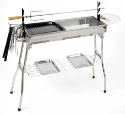 Borvat® | Barbecue Et Friture Barbecue à Dual Usage | Barbecue Au Charbon Extérieur Portable | Convient Pour 5 à 10 Personnes En Marche, Pique-nique, Camping, Barbecue. -Magasin D'Accessoires Pour Barbecue 1200x1092