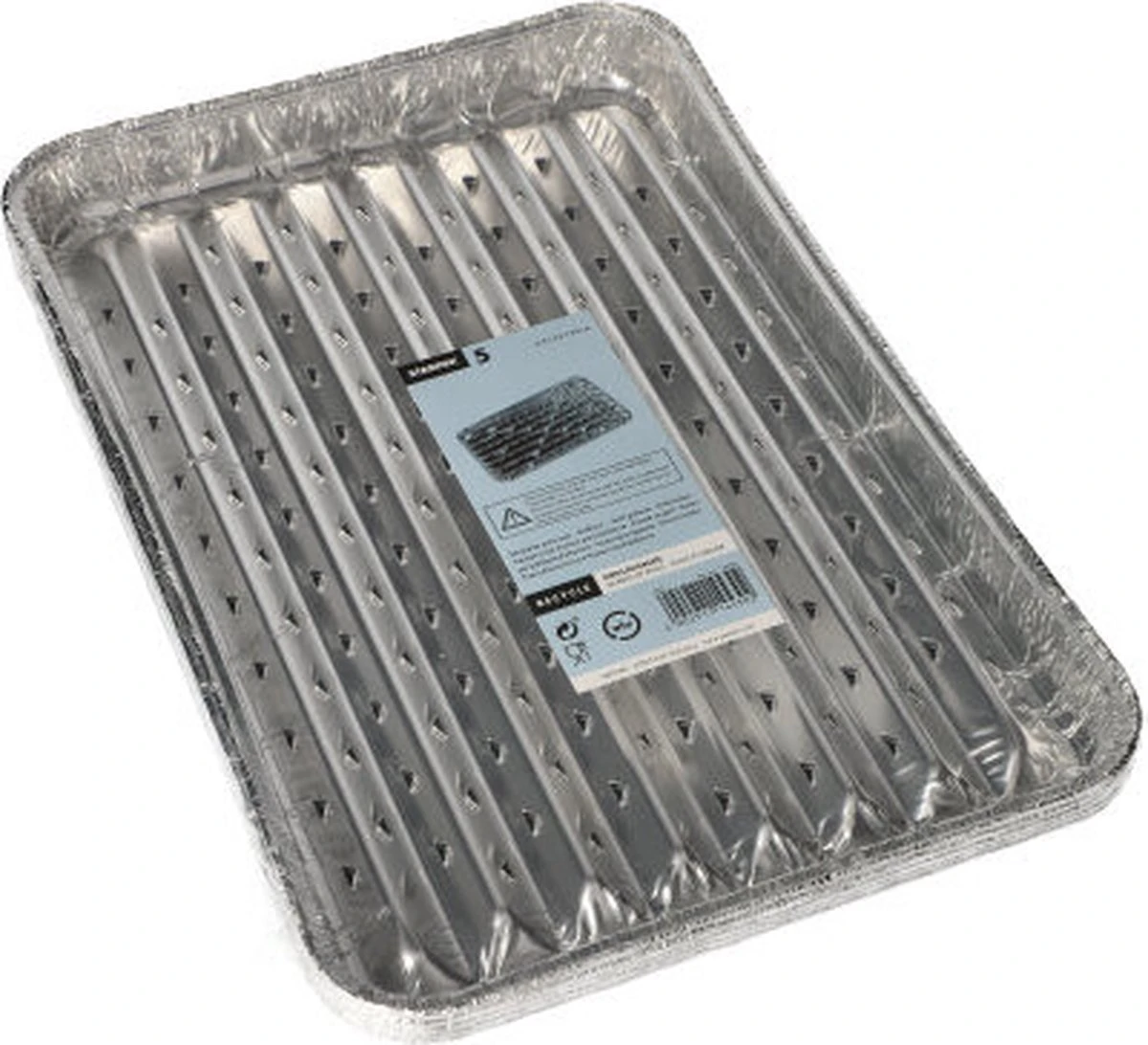 PAPSTAR Plateau Pour Grillades En Aluminium, Rectangulaire 5 PAPSTAR Plateau Pour Grillades En Aluminium, Rectangulaire – Image 3