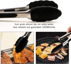 Set De 3 Pinces De Cuisine De Premium Supérieure - Pinces Pour Barbecue De Cuisine - Avec Deux Brosses En Silicone - Cuisson - BBQ - Salade, Gâteau, Crème Glacée, Four - (3x Pinces + 2 Brosses) 18 Set De 3 Pinces De Cuisine De Premium Supérieure - Pinces Pour Barbecue De Cuisine - Avec Deux Brosses En Silicone - Cuisson - BBQ - Salade, Gâteau, Crème Glacée, Four - (3x Pinces + 2 Brosses) -Magasin D'Accessoires Pour Barbecue 1200x1098 2