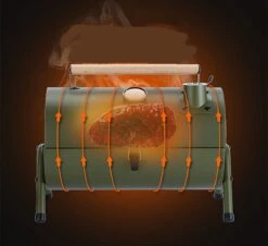 Barbecue à Charbon De Bois - Forme Cylindrique - BBQ D'été - BBQ De Jardin Extérieur Portable Pour 2 à 4 Personnes Camping Pique-nique Viande Savoureuse -Magasin D'Accessoires Pour Barbecue 1200x1098