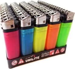 Briquets 200 PCS - Marque Originale Unilite - Briquets Jetables Transparents De Couleur Néon - Briquets De Haute Qualité 9 Briquets 200 PCS - Marque Originale Unilite - Briquets Jetables Transparents De Couleur Néon - Briquets De Haute Qualité -Magasin D'Accessoires Pour Barbecue 1200x1101 3