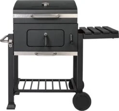 BBQ KING - Barbecue à Charbon De Bois - BBQ - GRILL - Avec Couvercle - Contrôle De La Température Avec 4 Positions De Ventilation - Grillage Indirect