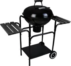 Borvat® | Barbecue Au Charbon De Bois | Gril De Jardin Gril à Charbon De Bois Gril Rond Avec Couvercle | BBQ Avec Table D'appoint | Fête De Camping En Plein Air | Barbecue à Charbon Mobile | Diamètre 46,5cm | ACIER INOXYDABLE | Noir -Magasin D'Accessoires Pour Barbecue 1200x1116 2