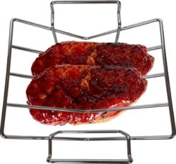 BBQNovation Multifonctionnel En Acier Inoxydable Rib Rack / Rib Rack -Magasin D'Accessoires Pour Barbecue 1200x1118 3