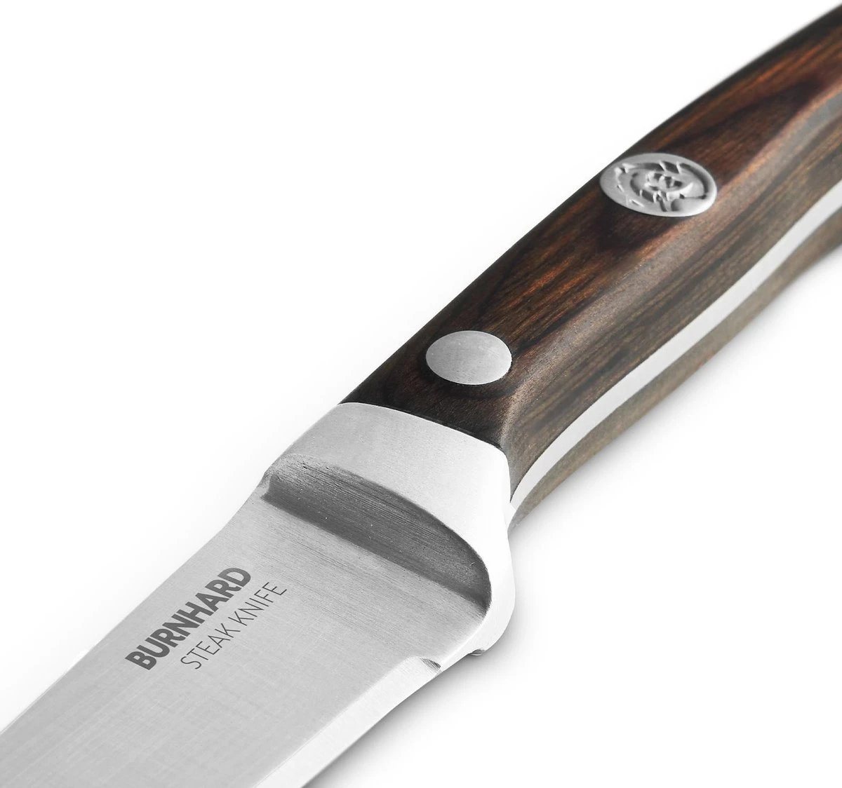 Burnhard Couteau Avec Manche En Bois Pakka Couteaux à Steak 4 Pièces 5 Burnhard Couteau Avec Manche En Bois Pakka Couteaux à Steak 4 Pièces – Image 3
