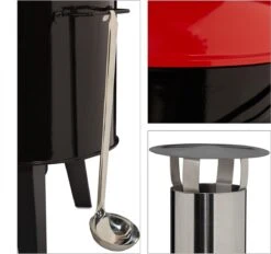 Relaxdays à Goulasch - Cuisine De Campagne - Bouilloire à Goulasch - Barbecue Au Charbon De Bois Avec Grille -Magasin D'Accessoires Pour Barbecue 1200x1126