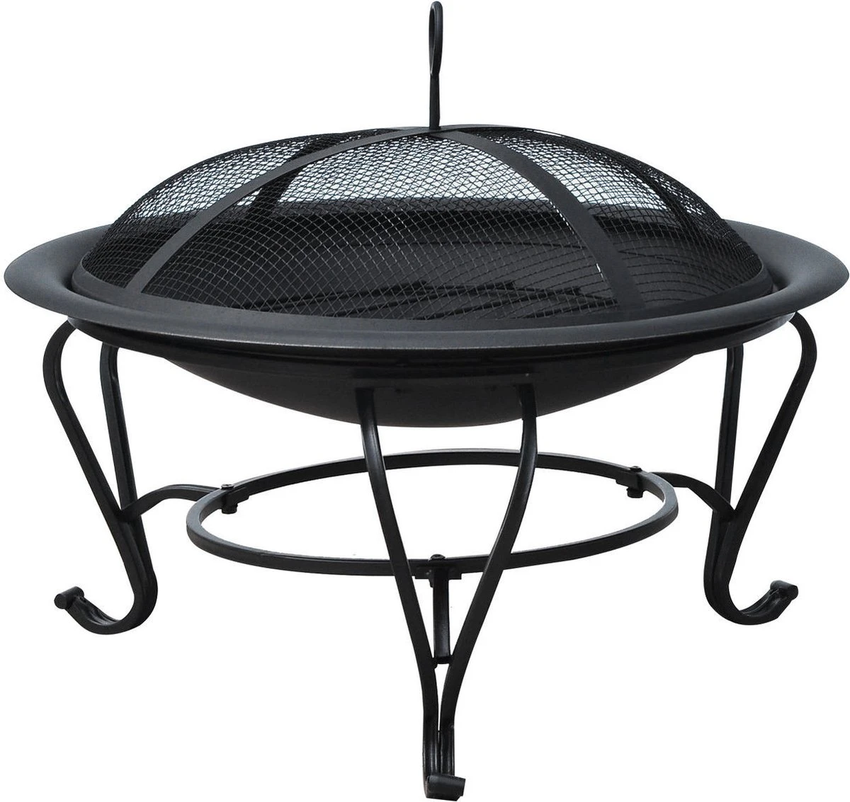 Outsunny Fire Bol Cheminée Foyer Pour Charbon De Bois Avec Protection Contre Les étincelles Rond 842-024 5 Outsunny Fire Bol Cheminée Foyer Pour Charbon De Bois Avec Protection Contre Les étincelles Rond 842-024 – Image 3