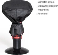 Barbecook - Housse Pour Barbecue Premium - Barbecue à Charbon - Ø60 Cm - Imperméable - Noir -Magasin D'Accessoires Pour Barbecue 1200x1134 9