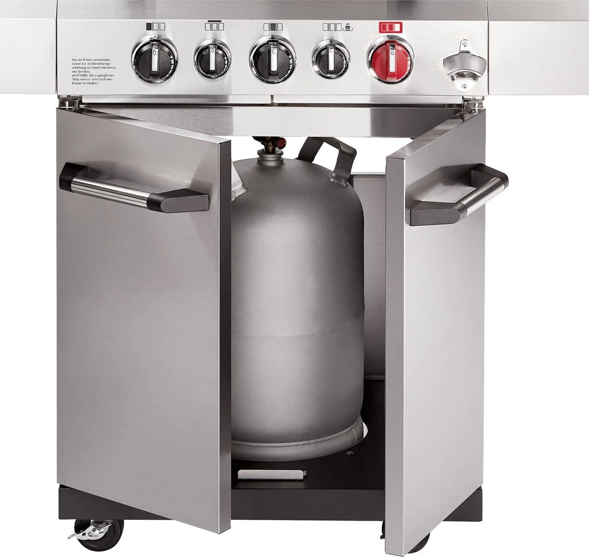 Barbecue à Gaz Enders Kansas II Pro 3 SIK Turbo - Grijs - Surface De Cuisson 60x45 Cm - 3 Brûleurs Principaux + Brûleur Latéral + Brûleur Arrière - Barbecue 11 Barbecue à Gaz Enders Kansas II Pro 3 SIK Turbo - Grijs - Surface De Cuisson 60x45 Cm - 3 Brûleurs Principaux + Brûleur Latéral + Brûleur Arrière - Barbecue – Image 9