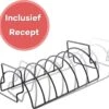Support à Barbecue PROKING Sparerib – Accessoires De Vêtements Pour Bébé Pour BBQ – Y Compris Recette De Sparerib – Couche Antiadhésive – 35 X 19,5 X 11,5 CM -Magasin D'Accessoires Pour Barbecue 1200x1138 1