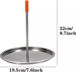 Brochette BBQ Verticale, Pour Poulet, Gyros. 20 Cm, Sur Un Pied Stable. -Magasin D'Accessoires Pour Barbecue 1200x1146 6