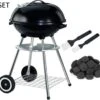 Barbecue à Charbon De Bois XL 47 CM Comprenant 4 KG De Briquettes Et 2 Glands De Marinade Et Housse De Barbecue - Pack économique - Barbecue à Boules 2 Barbecue à Charbon De Bois XL 47 CM Comprenant 4 KG De Briquettes Et 2 Glands De Marinade Et Housse De Barbecue - Pack économique - Barbecue à Boules -Magasin D'Accessoires Pour Barbecue 1200x1152