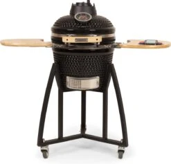 Patton - Kamado 16 - Premium Black - Barbecue En Céramique - Avec Indicateur De Température à Cœur Bluetooth - éclairage LED - Moyen - Complet - Noir -Magasin D'Accessoires Pour Barbecue 1200x1153 1