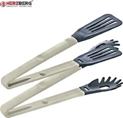 Herzberg Cooking HG-2N1CK4GRE : Pince à Vaisselle En Nylon Gris 2 En 1 -Magasin D'Accessoires Pour Barbecue 1200x1156 8