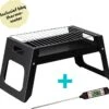 BBQ De Table Portable De Lynnz Avec Thermomètre GRATUIT - Pour Balcon Ou Camping - Barbecue à Charbon - Barbecue De Table - Barbecue - Mini - Barbecue - Grill -Magasin D'Accessoires Pour Barbecue 1200x1158
