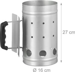 Relaxdays Briquette Starter - BBQ Starter - Charbon De Bois Starter - Barbecue Starter - Silver 12 Relaxdays Briquette Starter - BBQ Starter - Charbon De Bois Starter - Barbecue Starter - Silver -Magasin D'Accessoires Pour Barbecue 1200x1161 6