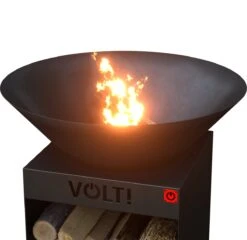 VOLT! Barbecue Dutch Fire Bowl - Brasero Avec Rangement Pour Bois Pour Extérieur - Cuisine D'extérieur - Plaque De Gril - Plancha Barbecue - Grille De Gril - Anneau De Gril -Magasin D'Accessoires Pour Barbecue 1200x1164 1
