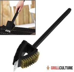 GrillCulture® Brosse Barbecue 3 En 1 Avec Grattoir - Brosse Pour Gril - Brosse De Nettoyage - Grattoir Et Nettoyant Pour Barbecue - Accessoires Pour Barbecue - Barbecue -Magasin D'Accessoires Pour Barbecue 1200x1164 3