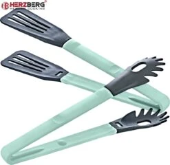 Herzberg Cooking HG-2N1CK4GRE : Pince à Vaisselle En Nylon Gris 2 En 1 -Magasin D'Accessoires Pour Barbecue 1200x1165 5