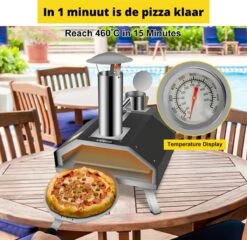 Four à Pizza Pizza - Cuisine D'Extérieur - Pizza Gourmet - Barbecue - Acier Inoxydable - Jusqu'à 600°C - Avec Sac De Transport 13 Four à Pizza Pizza - Cuisine D'Extérieur - Pizza Gourmet - Barbecue - Acier Inoxydable - Jusqu'à 600°C - Avec Sac De Transport -Magasin D'Accessoires Pour Barbecue 1200x1166 2