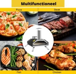 Four à Pizza Pizza - Cuisine D'Extérieur - Pizza Gourmet - Barbecue - Acier Inoxydable - Jusqu'à 600°C - Avec Sac De Transport 11 Four à Pizza Pizza - Cuisine D'Extérieur - Pizza Gourmet - Barbecue - Acier Inoxydable - Jusqu'à 600°C - Avec Sac De Transport -Magasin D'Accessoires Pour Barbecue 1200x1166
