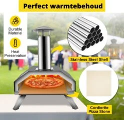 Four à Pizza Pizza - Cuisine D'Extérieur - Pizza Gourmet - Barbecue - Acier Inoxydable - Jusqu'à 600°C - Avec Sac De Transport 14 Four à Pizza Pizza - Cuisine D'Extérieur - Pizza Gourmet - Barbecue - Acier Inoxydable - Jusqu'à 600°C - Avec Sac De Transport -Magasin D'Accessoires Pour Barbecue 1200x1166 3