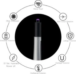 K&L Long Briquet électrique Rechargeable Pour Barbecue - Noir - Briquet à Plasma Durable - Comprend Un Emballage Cadeau - Briquet Pour Barbecue - Bougies 7 K&L Long Briquet électrique Rechargeable Pour Barbecue - Noir - Briquet à Plasma Durable - Comprend Un Emballage Cadeau - Briquet Pour Barbecue - Bougies -Magasin D'Accessoires Pour Barbecue 1200x1167 1