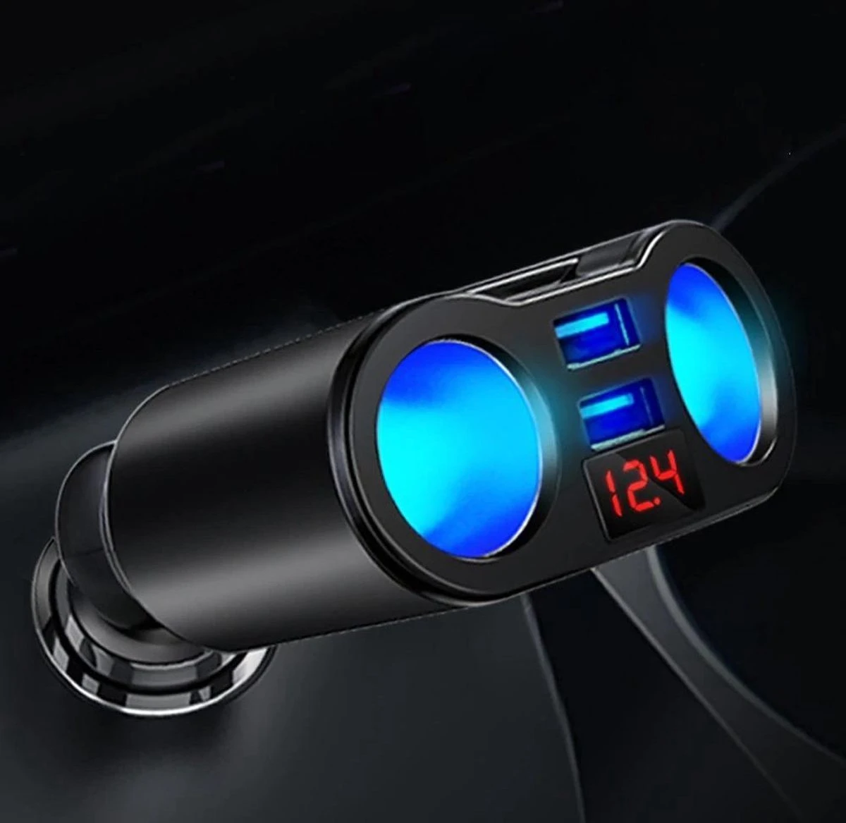 Répartiteur D'allume-cigare De Voiture - Entrée USB De Voiture - 2 Prises De Cigarette - Chargeur De Voiture - Répartiteur 12 V - Chargeur De Voiture USB 3 Répartiteur D'allume-cigare De Voiture - Entrée USB De Voiture - 2 Prises De Cigarette - Chargeur De Voiture - Répartiteur 12 V - Chargeur De Voiture USB