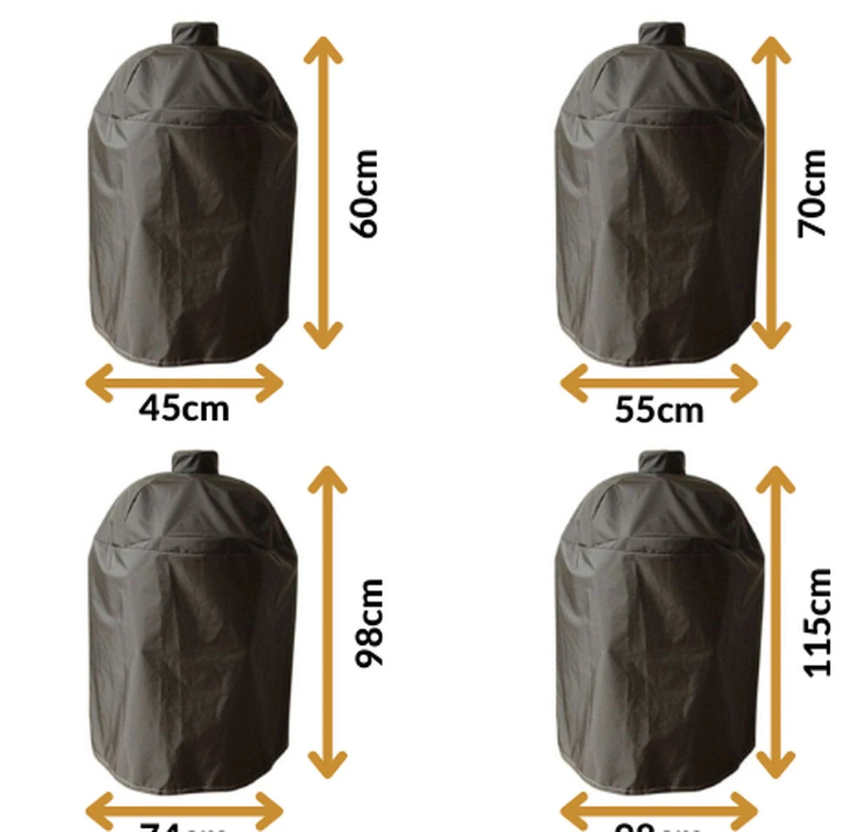 Kamado Grills - Housse De Pluie Kamado - Housse De Protection - Medium/Large - 18/21 Pouces 4 Kamado Grills - Housse De Pluie Kamado - Housse De Protection - Medium/Large - 18/21 Pouces – Image 2