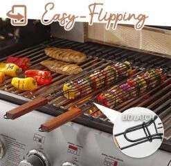 Pince Pour Grille De BBQ - Pinces Pour BBQ - Accessoires Pour BBQ - Grille De Serrage - Convient Pour La Viande, Les Légumes Et Le Poisson - Acier Inoxydable - Manche En Bois - 2 Pièces 16 Pince Pour Grille De BBQ - Pinces Pour BBQ - Accessoires Pour BBQ - Grille De Serrage - Convient Pour La Viande, Les Légumes Et Le Poisson - Acier Inoxydable - Manche En Bois - 2 Pièces -Magasin D'Accessoires Pour Barbecue 1200x1170 2