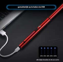 Briquet électrique Long Et Fin Rechargeable - Briquet Plasma Durable - Emballage Cadeau Inclus - BBQ - Bougies - Rouge -Magasin D'Accessoires Pour Barbecue 1200x1170 3
