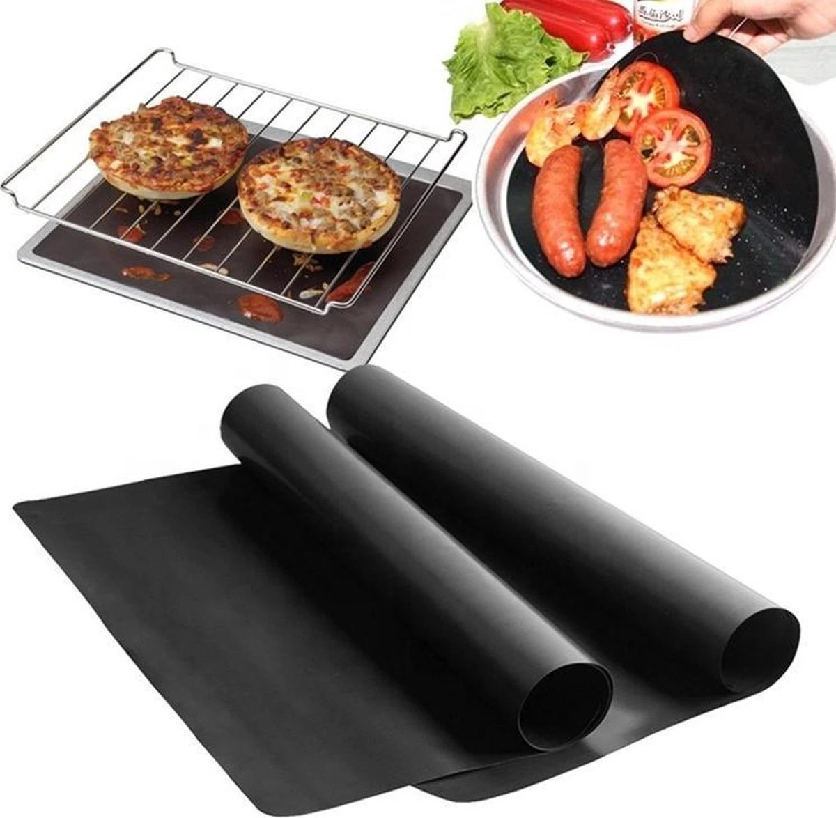 Perow De BBQ Perow - Accessoires De Vêtements Pour Bébé De Barbecue - Pinces à Viande - Tapis De Gril En Téflon - Pinces à Viande - Gants Antidérapants - Astuce Cadeau 13 Perow De BBQ Perow - Accessoires De Vêtements Pour Bébé De Barbecue - Pinces à Viande - Tapis De Gril En Téflon - Pinces à Viande - Gants Antidérapants - Astuce Cadeau – Image 11