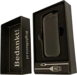 Briquet électrique K&L | Briquet Rechargeable USB | Résistant Au Vent Et Aux Tempêtes | Briquet (Zwart) -Magasin D'Accessoires Pour Barbecue 1200x1176 3