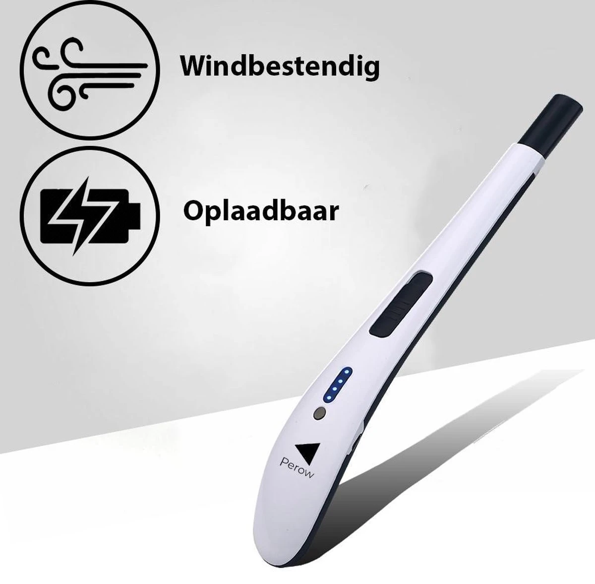 Briquet électrique Long Rechargeable - Blanc - Briquet Plasma Durable - Comprend Une Boîte-cadeau - Barbecue - Bougies 4 Briquet électrique Long Rechargeable - Blanc - Briquet Plasma Durable - Comprend Une Boîte-cadeau - Barbecue - Bougies – Image 2